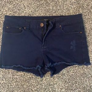 Distressed Jean Shorts